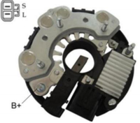 Nouvel assemblage de régulateur redresseur HOLXIN IHR753 + IH762 12V pour LR180-734B d'alternateur 113421 13534