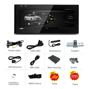 Stwei 10,25 pouces 8 cœurs Android 13 CarPlay sans fil pour Audi Q3 13-18 Système d'intelligence automobile Écran multimédia de voiture GPS - Product Image 4