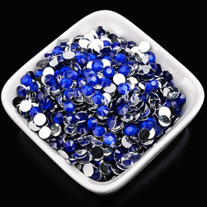 Lan Guang Bán Buôn Chất Lượng Cao Flatback Pha Lê Nhựa Rhinestone Không Hotfix Mạ Dưới <span class=keywords><strong>AB</strong></span> Rhinestone Cho Móng Tay Nghệ Thuật Quần Áo - Product Image 4