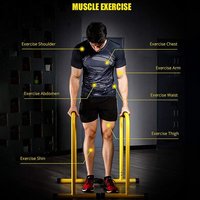 Paralettes d'exercice multifonctions pour l'intérieur Barres parallèles Stands de squat Muscle Workout calisthenics equipment Gymnastic Push bar