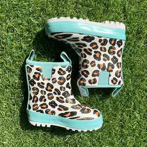 Bottes <span class=keywords><strong>de</strong></span> pluie imperméables en caoutchouc camouflage à motif personnalisé, bottes <span class=keywords><strong>de</strong></span> pont en néoprène pour activités <span class=keywords><strong>de</strong></span> plein air, pêche et bateau - Product Image 1
