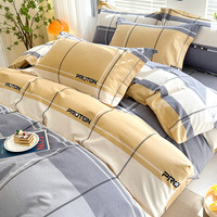 Ensemble de literie imperméable en coton 100% le plus vendu, style rustique campagnard, housse de couette et drap de lit