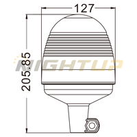 NIGHTUP 12V 24V Phare de signalisation robuste pour l'exploitation minière, camions et agriculture, à LED haute puissance, CE R10 ROHS IP65