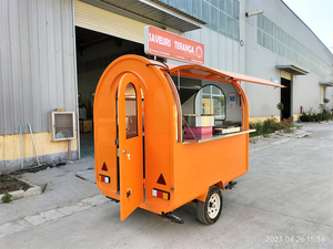Nouveau produit Tricycle camion chariot solaire kiosque alimentaire Mobile kiosque de restauration remorque kiosque de limonade - Product Image 5