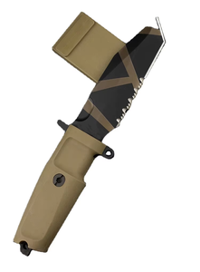 Cuchillo Táctico de Supervivencia ER Fulcrum, Hoja de Acero Inoxidable de Alta Calidad, Punta de Gota, Funda de Goma, Cuchillo de Caza, Personalizable OEM - Product Image 5