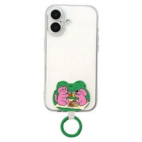 Nouvelle coque de téléphone personnalisée créative, design de dessin animé mignon, ne tombe pas facilement, avec cordon épais et boucle en métal