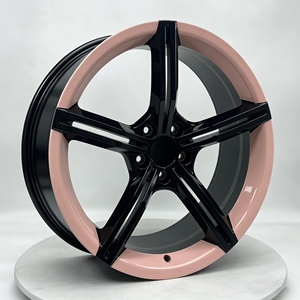 Rines Deportivos Negros Brillantes para Auto, Estilo Spoke, Forjados a Medida en 6061T6, 5x100, 5x112, 5x114.3, 5x120 para E90, X3, X4, M5 - Product Image 2