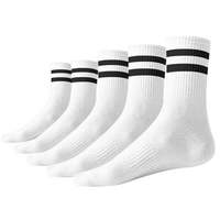 Chaussettes de sport personnalisées unisexes de haute qualité en coton rayé tricoté avec logo, chaussettes de course pour hommes, chaussettes de sport personnalisées pour hommes