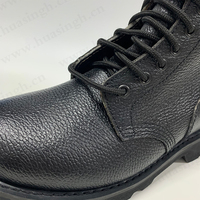 Bottes de Combat Tactiques XC French Rangers, 10 Pouces, Montage Goodyear, Cuir Gaufré, Uniforme Militaire HSM266