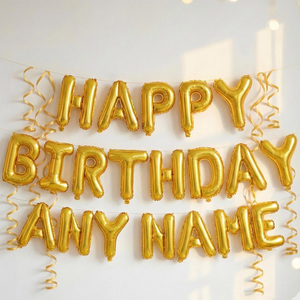 Set di Palloncini in Mylar con Lettere e Numeri per Decorazioni di <span class=keywords><strong>Compleanno</strong></span>, <span class=keywords><strong>2</strong></span> Set da A-Z e 0-9, 16 Pollici, Neri - Product Image 2