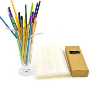 Cannuccia PLA con confezione ecologica borsa biodegradabile da 100 pezzi/pla <span class=keywords><strong>non</strong></span> <span class=keywords><strong>è</strong></span> in plastica - Product Image 2