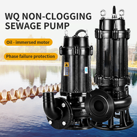 Pompe à eaux usées submersible centrifuge 220v 380v, produits de pompe de puisard, pompe à eaux usées submersible en fonte