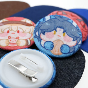 Tùy chỉnh sang trọng tinplate nút Huy hiệu tên Kim Loại tin Pin bán buôn logo in Offset - Product Image 4
