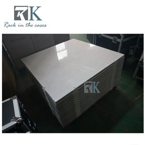 Anti Slip Events White Color Dance Floor with <b>Platform</b> and Aluminum Edges - Product Image 5