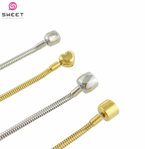 Bracciali a Catena Geometrici Placcati Oro in Acciaio Inossidabile 316L Impermeabili per Donne - Product Image 5