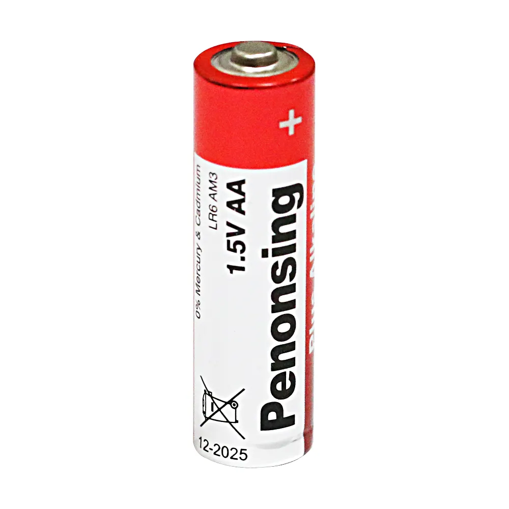 LR6 AA 1,5 V Batería primaria alcalina 4PCs Paquete industrial