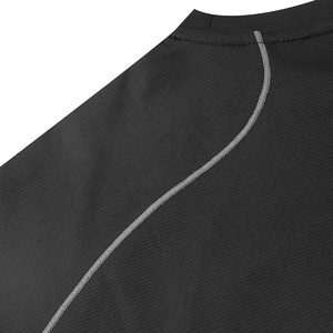 T-shirt en coton 100% de qualité supérieure avec logo personnalisable, confortable, durable, à manches courtes, col rond, style basique, coupe ajustée pour homme, sportif - Product Image 3