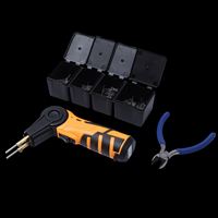 Kit d'outils de réparation manuel, outils en plastique de bricolage chinois avec tête pivotante, entretien à domicile et au garage