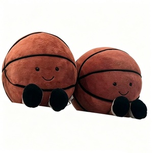 Peluche de baloncesto antropomórfico personalizado con patas, peluche de pelota deportiva con forma redonda. - Product Image 2