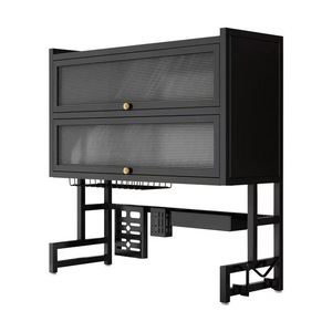 Estante de Almacenamiento para Fregadero de Acero al Carbono de Doble Capa Engrosado, Escurridor de Platos y Utensilios a Prueba de Polvo para <span class=keywords><strong>Encimera</strong></span> de Cocina - Product Image 5