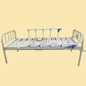 Yuanmei Manual Nursing <b>Bed</b> Double-Crank Flatbed Hospital <b>Bed</b> For Home Care Use - Product Image 1