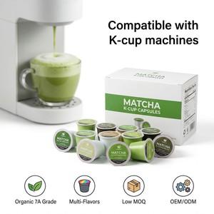 Capsules de thé vert matcha Goma K Cup 2g-8g pour système Keurig, capsules de thé vert bio en vrac, vente en gros - Product Image 1
