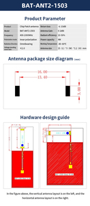 Module LoRa 2.4G WiFi/antenne patch 433/868/915 MHz prenant en charge l'antenne à puce - Product Image 6