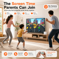 Boîtier TV intelligent Android 10 AI 2026 à succès avec jeux à détection de mouvement, console de jeu de divertissement à domicile format paume, 2 Go 16 Go