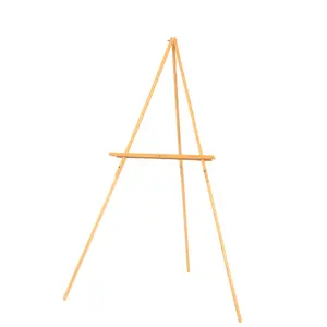 Artmate Trépied A-Frame Chevalet de sol avec plateau réglable en bois de pin, chevalet en bois, chevalet d'art