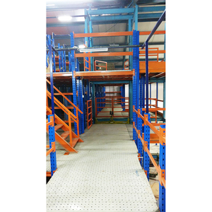 헤비 듀티 메탈 메자닌 플로어 창고 저장 플랫폼 조절 가능한 층 부식 방지 맞춤형 크기 - Product Image 2