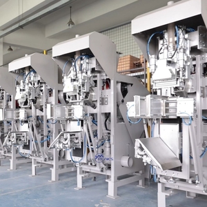 Máquina de Llenado y Empaquetado Semiautomática Personalizada <span class=keywords><strong>para</strong></span> Alimentos en Polvo, Granos, Arroz, Azúcar, Café, Té, Bolsas de 10 kg y 20 kg - Product Image 1