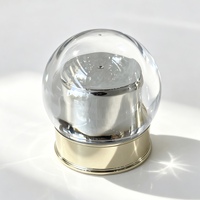 Nouveaux pots en acrylique bicolores en forme d'ampoule de 15g pour crème visage, crème pour bébé et hydratant, vente en gros