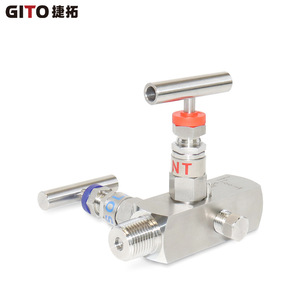 Collecteur à deux vannes en acier inoxydable SS316L, corps de vanne à deux voies pour instrument - Product Image 4