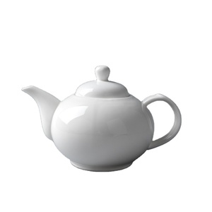 Service à thé en porcelaine de petite taille à prix avantageux de 1000 ml, théière en céramique blanche, théière en céramique, théière en porcelaine bon marché - Product Image 5