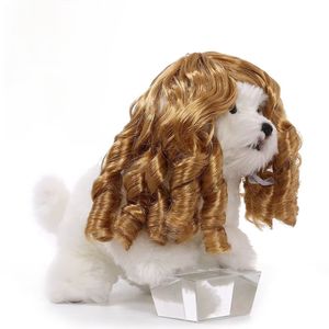 Peluca Universal de Poliéster para Perros y Gatos, Nuevo Accesorio para Mascotas, Juguete para Halloween, Navidad, para Perros que Juegan a Disfrazarse, para el Verano - Product Image 5