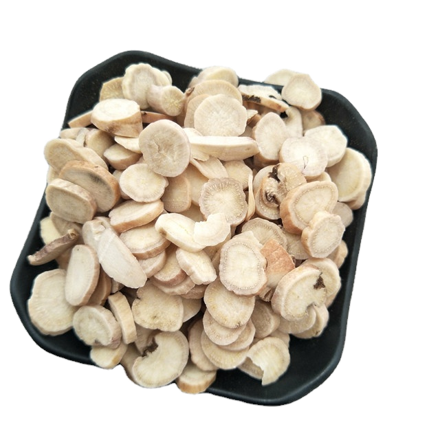 1kg Roasted Radix Paeoniae Alba Chinese Herbal Medicine White Peony Anhui Origin Dried Straight Hair