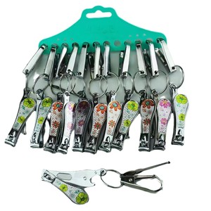 Nail Clipper 12.5 Mm Flat Mouth With <b>File</b> Blade For Finger General Use Stainless Steel Plastic Material - Product Image 1