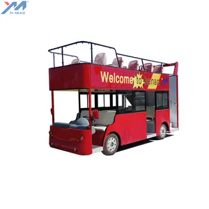 holiday village resort tourism electric battery 17 passengers open top bus tour windsor