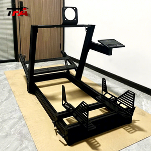 ชุดค็อกพิทจำลองการแข่งรถ DIY 4080 อลูมิเนียมโปรไฟล์ ปรับได้ พร้อมขาตั้งพวงมาลัยสำหรับเล่นเกมส์  สำหรับพีซี - Product Image 3