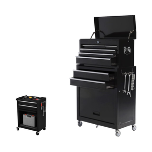 Ad alta capacità 8 cassetti rotolamento cassetta degli attrezzi amovibile armadio di stoccaggio cassetti rimovibili serratura meccanica per officina Garage - Product Image 1