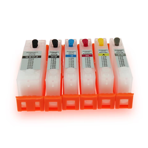 Cartucho de Tinta Recargable Vacío PGI-550 CLI-551 de 6 Colores con Chip para Impresora <span class=keywords><strong>Canon</strong></span> <span class=keywords><strong>PIXMA</strong></span> <span class=keywords><strong>MG6350</strong></span> MG7150 IP8750 - Product Image 5