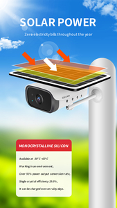 C5 4G/WIFI Cámara solar Lente gran angular de 120 ° 24 horas Alarma Push y <span class=keywords><strong>365</strong></span> días de resistencia Aplicable en múltiples escenarios - Product Image 4