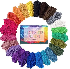 Poudre de Pigment de perle de Colorant de savon de couleurs de Mica multicolores pour la résine