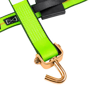 สายรัดแบบรัด 3 จุด ความแข็งแรงสูง 5000 กก. ขนาด 2 นิ้ว ทำจากโพลีเอสเตอร์ พร้อมตะขอรูปตัว J แบบหมุนได้ เพื่อการควบคุมสินค้าอย่างมีประสิทธิภาพ - Product Image 3