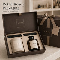 AIKUN – Diffuseur de parfum en coffret cadeau personnalisé, à l'huile essentielle naturelle sans alcool, arôme frais, faible MOQ, vente en gros