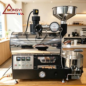 เครื่องคั่วกาแฟเชิงพาณิชย์สำหรับใช้ในบ้าน ขนาด 600 กรัม 1 กิโลกรัม 2 กิโลกรัม 3 กิโลกรัม ใช้แก๊สหรือไฟฟ้า เครื่องคั่วกาแฟแบบอาร์ติซาน เครื่องคั่วเมล็ดกาแฟดิบ - Product Image 2