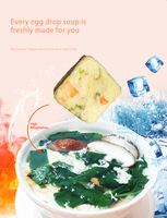 High Quality Chinese Vegetable Freeze Dried Instant Soup Freeze Dried Egg Soup