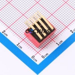 TM-04 DIP Switch Through hole Component (THT) Switch ( Number of Switch Sections: 4 )( Lead Spacing: 2.54mm ) - Product Image 2