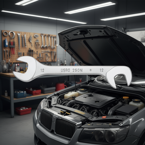 Clé à molette Usag 250n 12 mm en acier au chrome-vanadium pour réparation automobile - Product Image 3