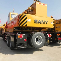 Grúa Móvil Usada Sany STC500 de 50 Toneladas, Motor Weichai, Bomba Hidráulica Sany, Buen Estado, Pocas Horas de Trabajo, Elevación Estable